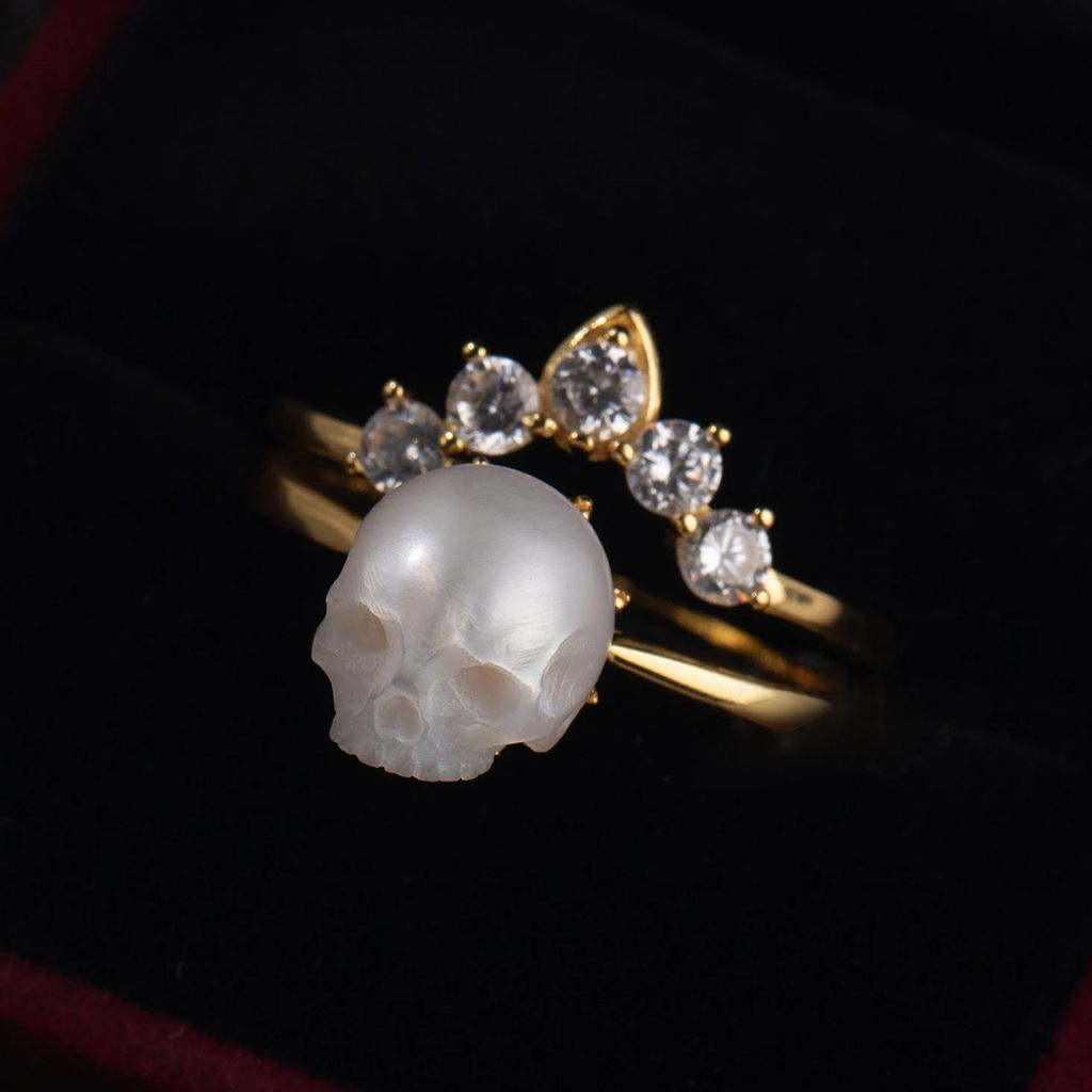 Gold White