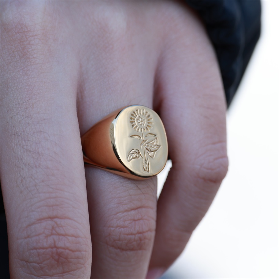Flower Stamp Ring