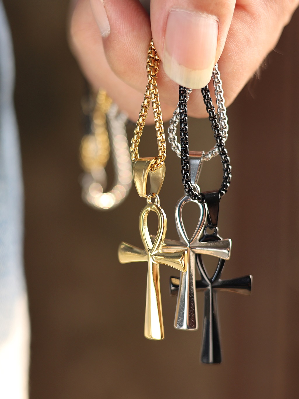 Gold, Silver, Black