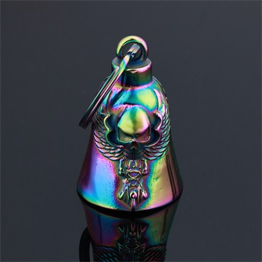 Skull And Wings Biker Bells