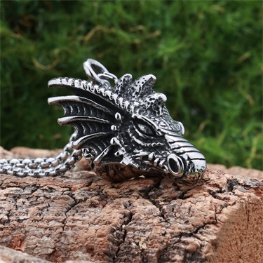 Dragon Head Pendant Necklace
