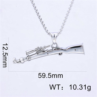 Gun Shape Pendant