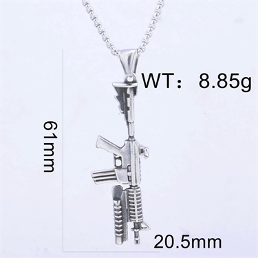 Gun Shape Pendant