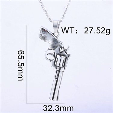 Gun Shape Pendant