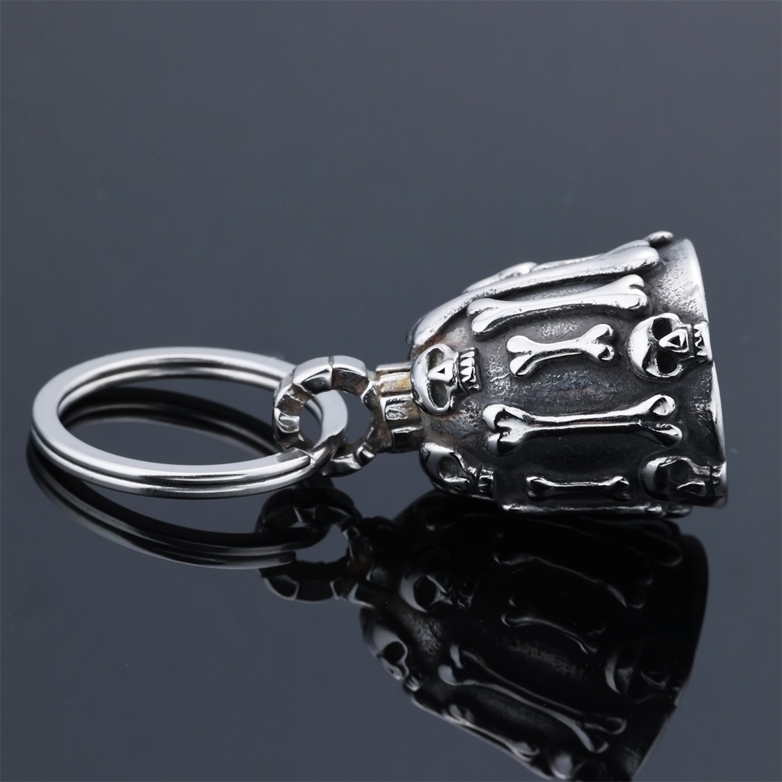 Gothic Skull biker bell