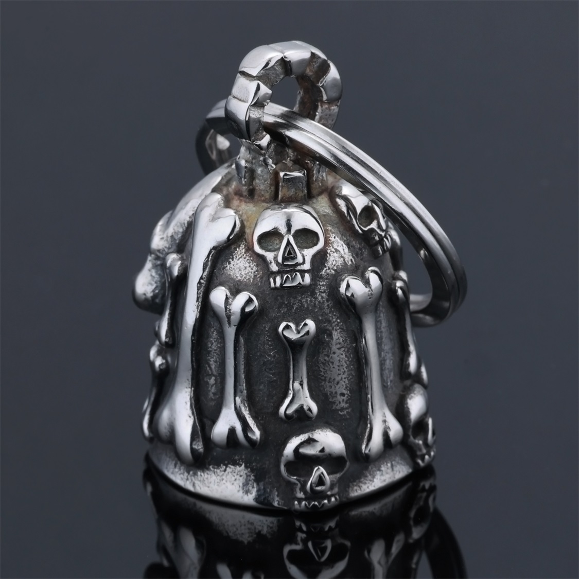 Gothic Skull biker bell