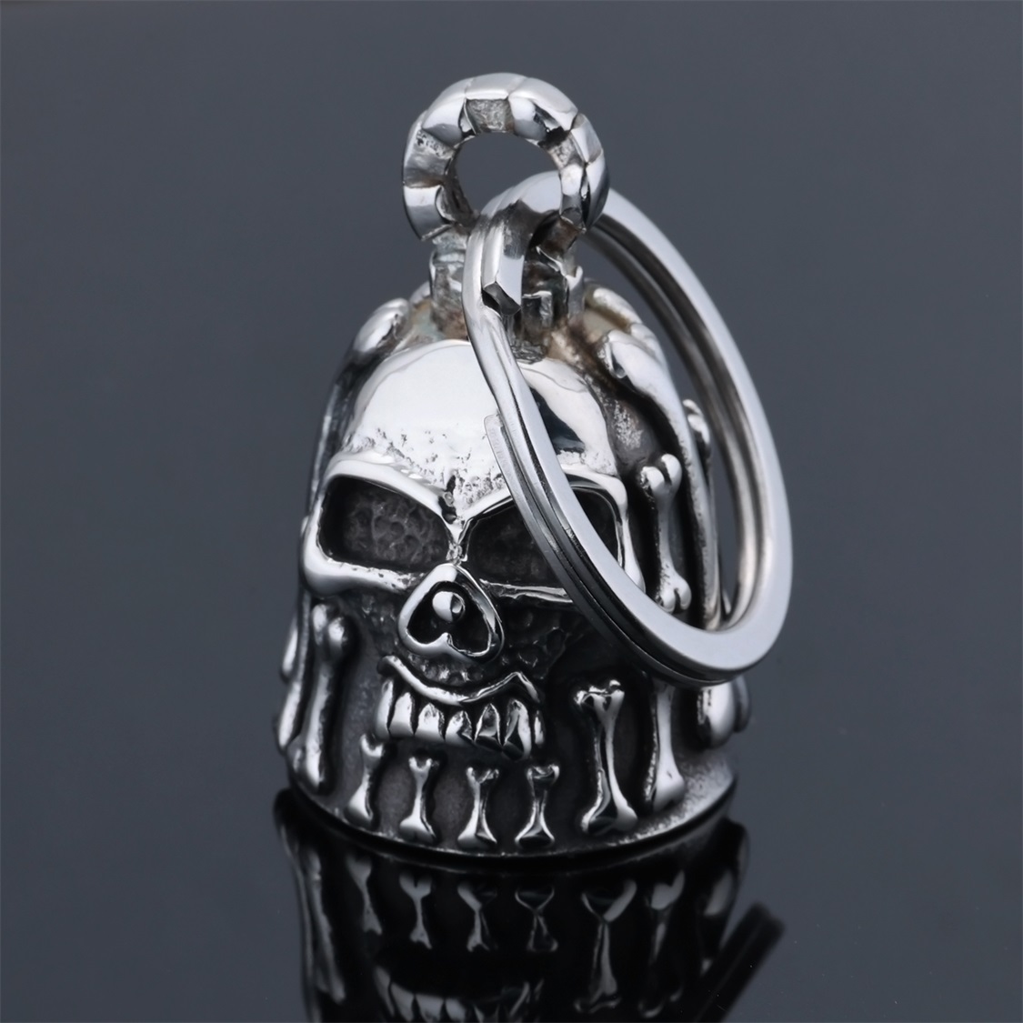 Gothic Skull biker bell