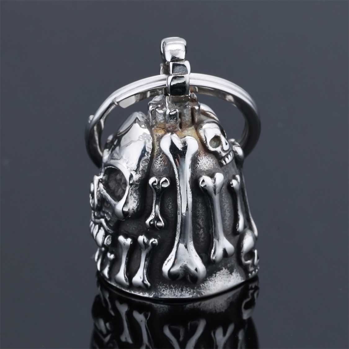 Gothic Skull biker bell