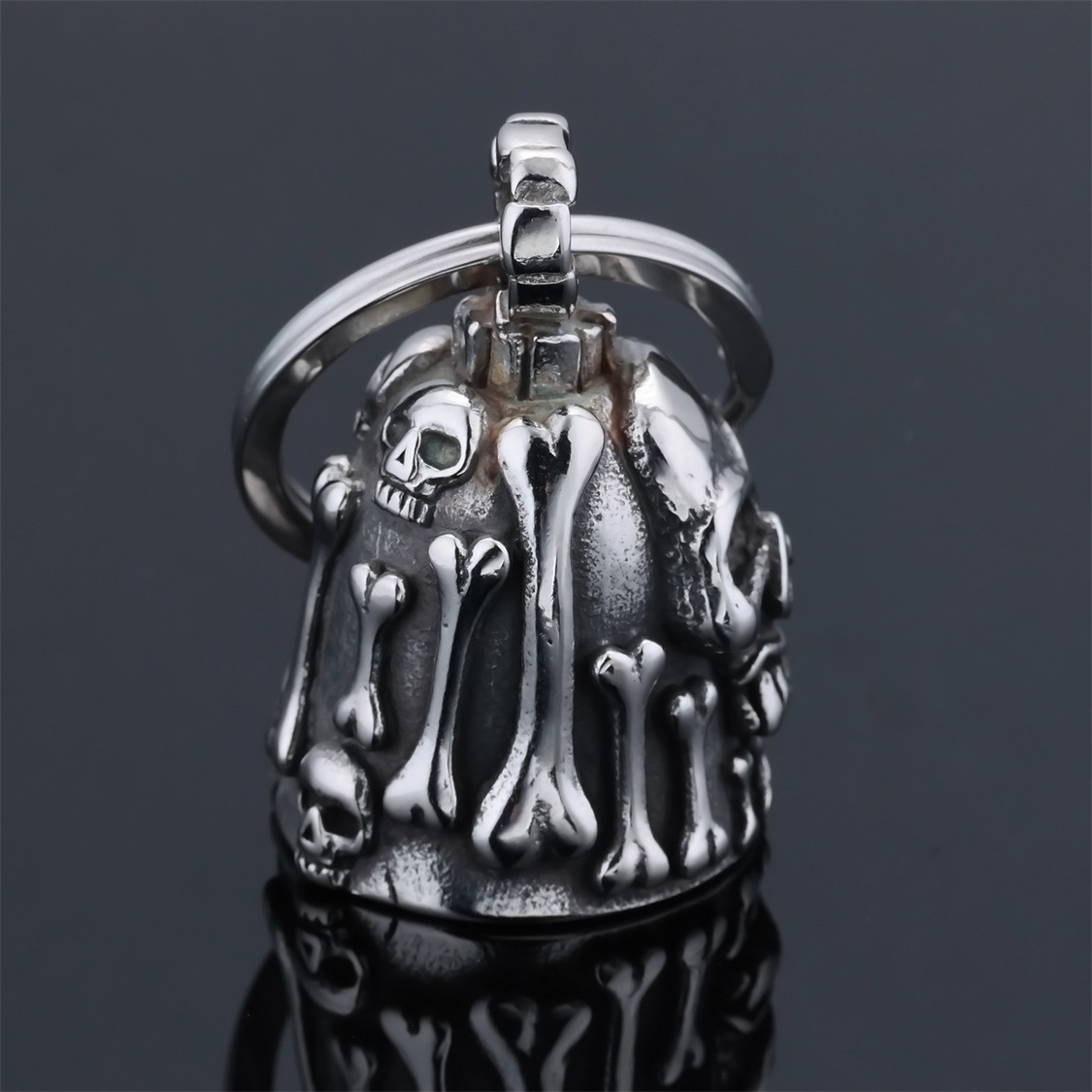 Gothic Skull biker bell
