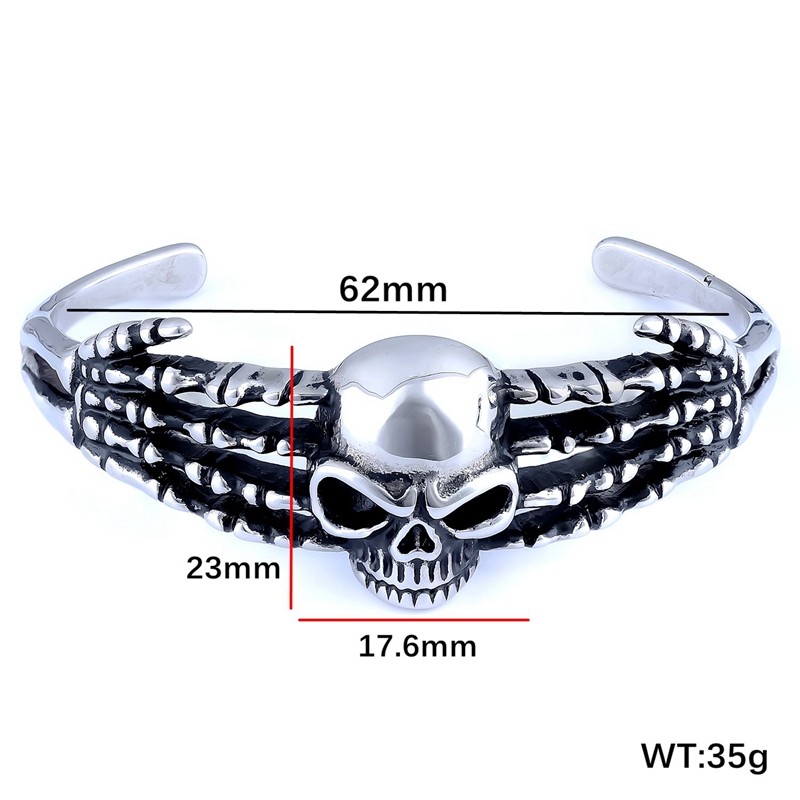 Gothic Skull Bangle AB0204