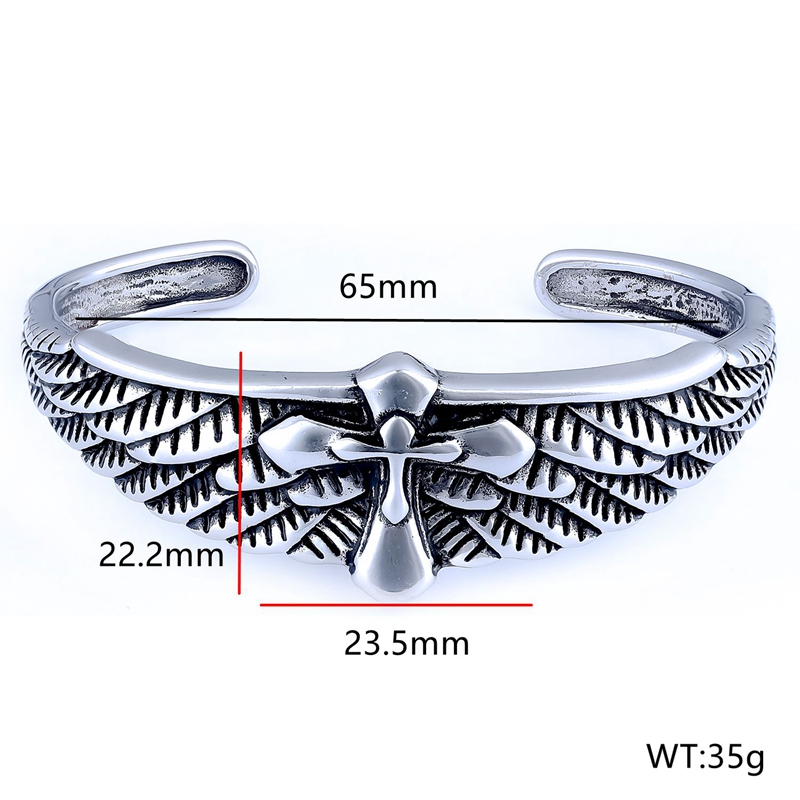 Wing Cross Bangles AB0202