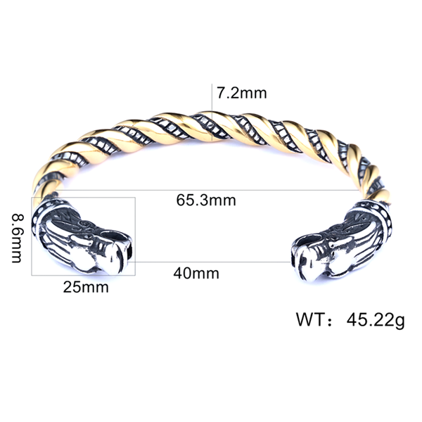 Dragon Head Bangle AB0506