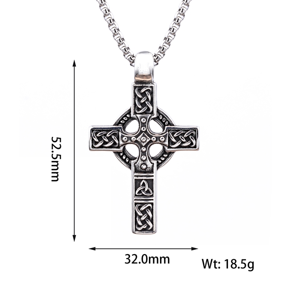 Nordic Viking Celtic Cross Necklace A0207
