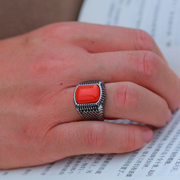 How to Style a Red Stone Ring with Everyday Outfits