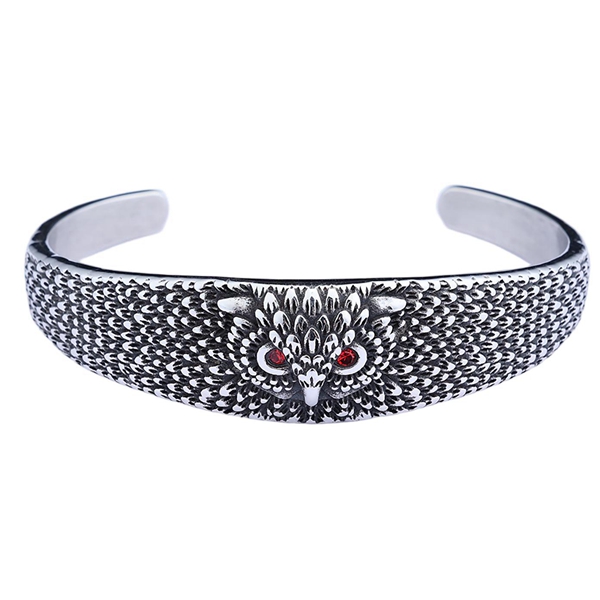 Red Eyes Owl Cuff Bangle – Elegant Jewelry for RetailersWholesale Red Eyes Owl Cuff Bangle – Elegant Jewelry for RetailersWholesale